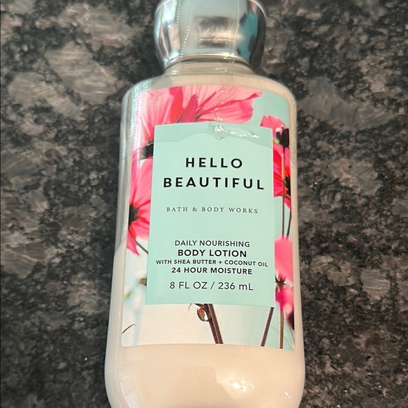 Bath & Body Works HELLO BEAUTIFUL 24 hour Shea Butter & Vitamin E Moisturizer - Picture 2 of 7
